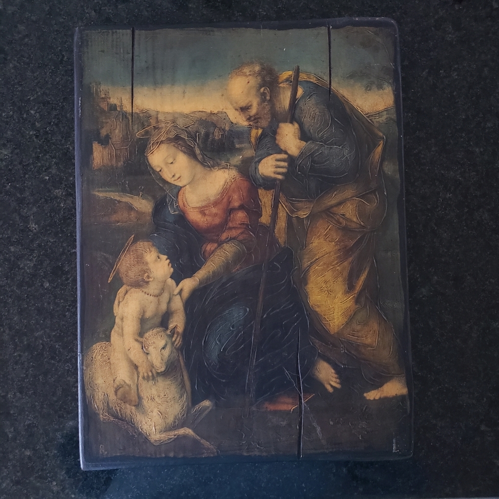 Icon of Holy family.